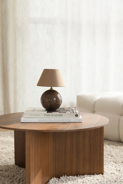 Portabel Bordslampa Iris 16cm Mocha