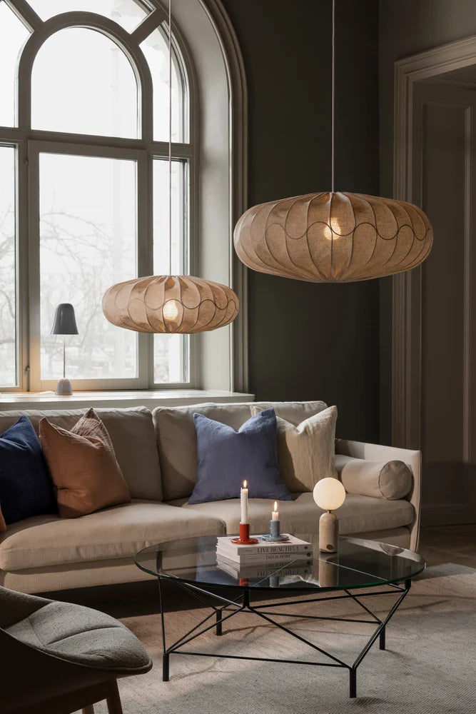 Lampskärm Bladverk 70 Beige