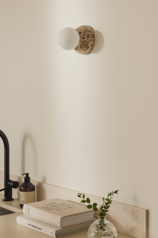 Förhandsboka Torrano Vägglampa /Taklampa Brun 13cm