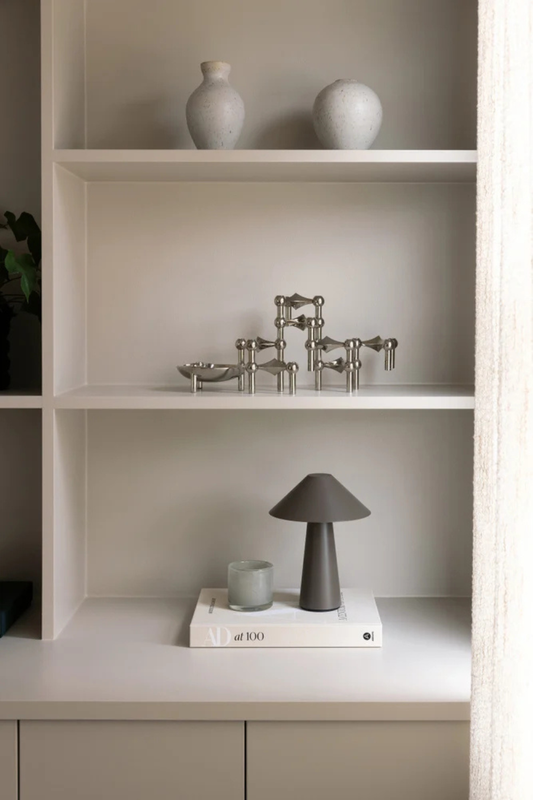Portabel bordslampa Cannes IP44 Mocha