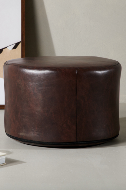 Eastport Pouf Brown