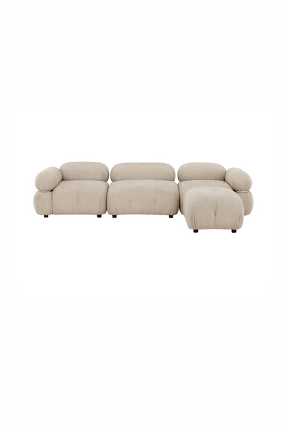 Mika 3 Soffmodul Beige med Divan