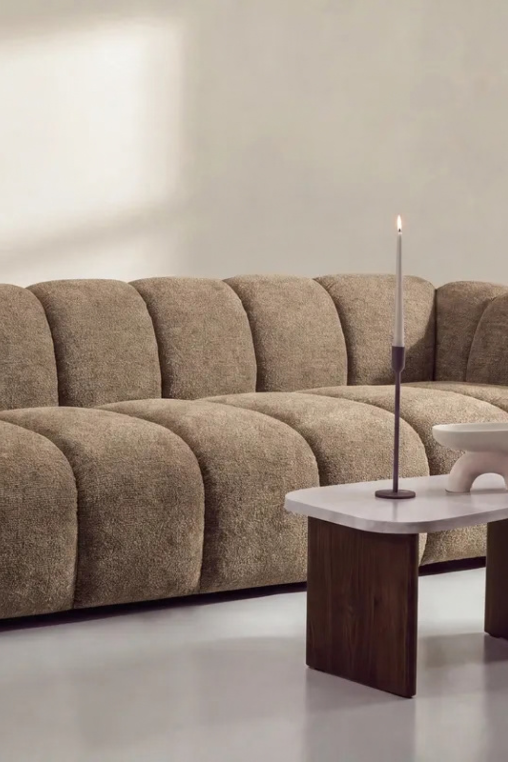 Bobo 3-sits soffa Brun