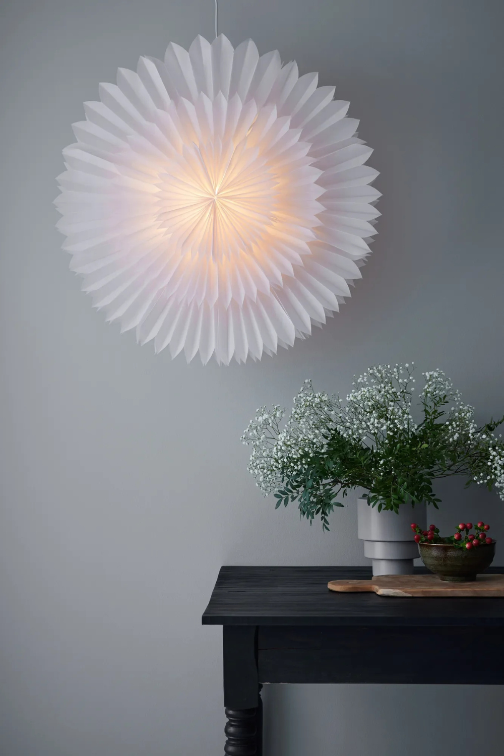 Solina Stjärna Vit 75 cm