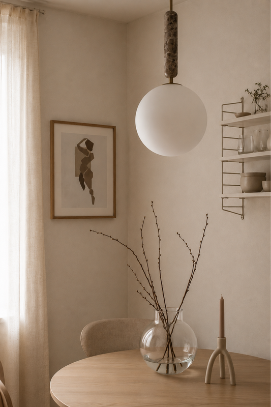 Förhandsboka Torrano Pendellampa Brun 30 cm