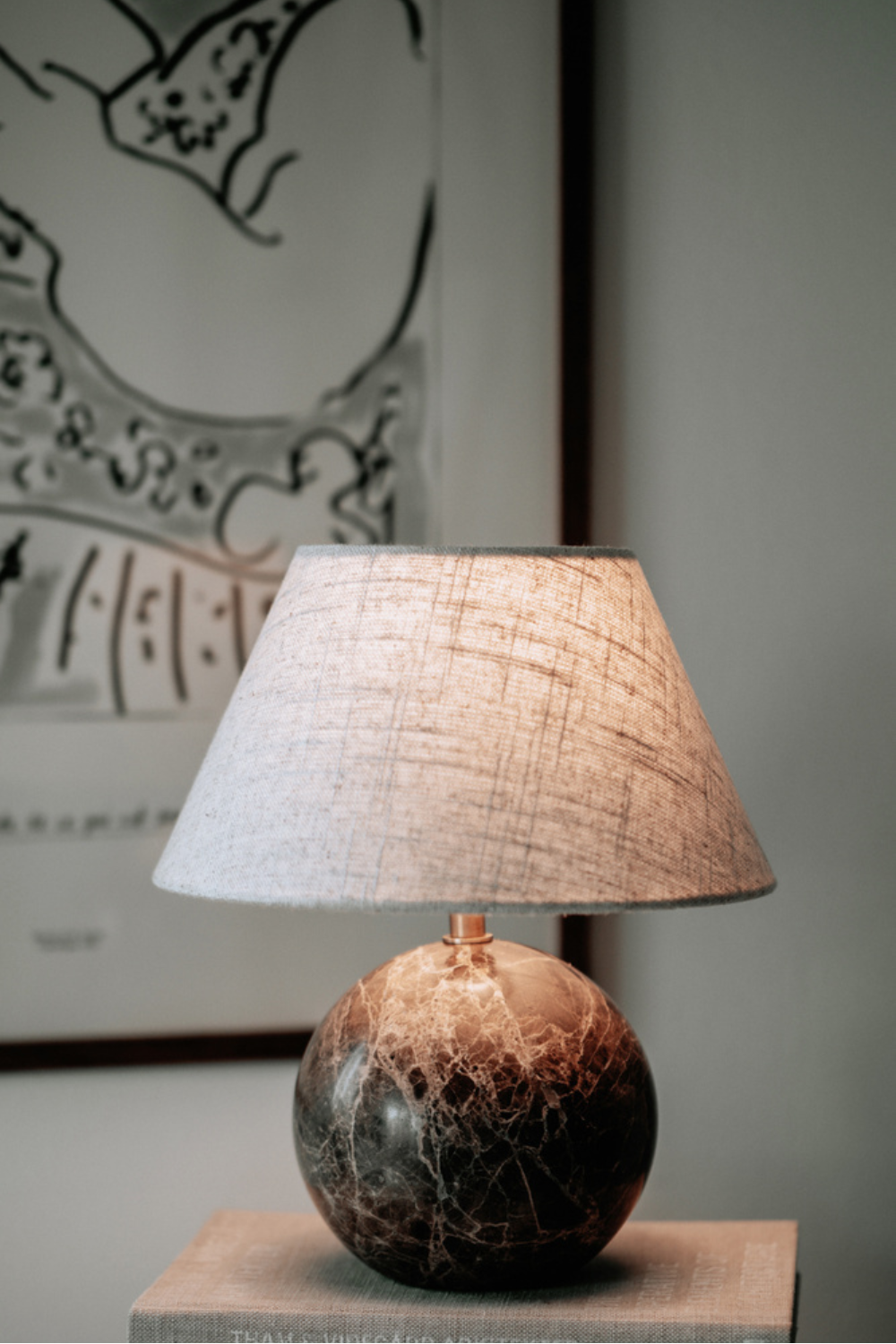 Forbestil Castello Bordlampe Brown 24cm