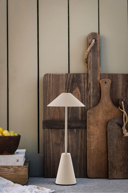 Cannes Portabel Bordslampa Beige