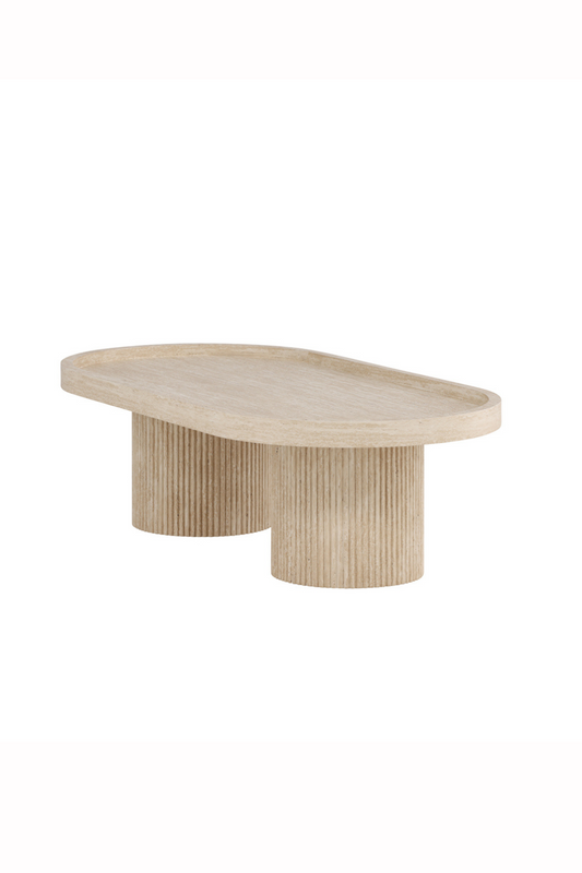 Krille Soffbord Beige 120 x 60cm