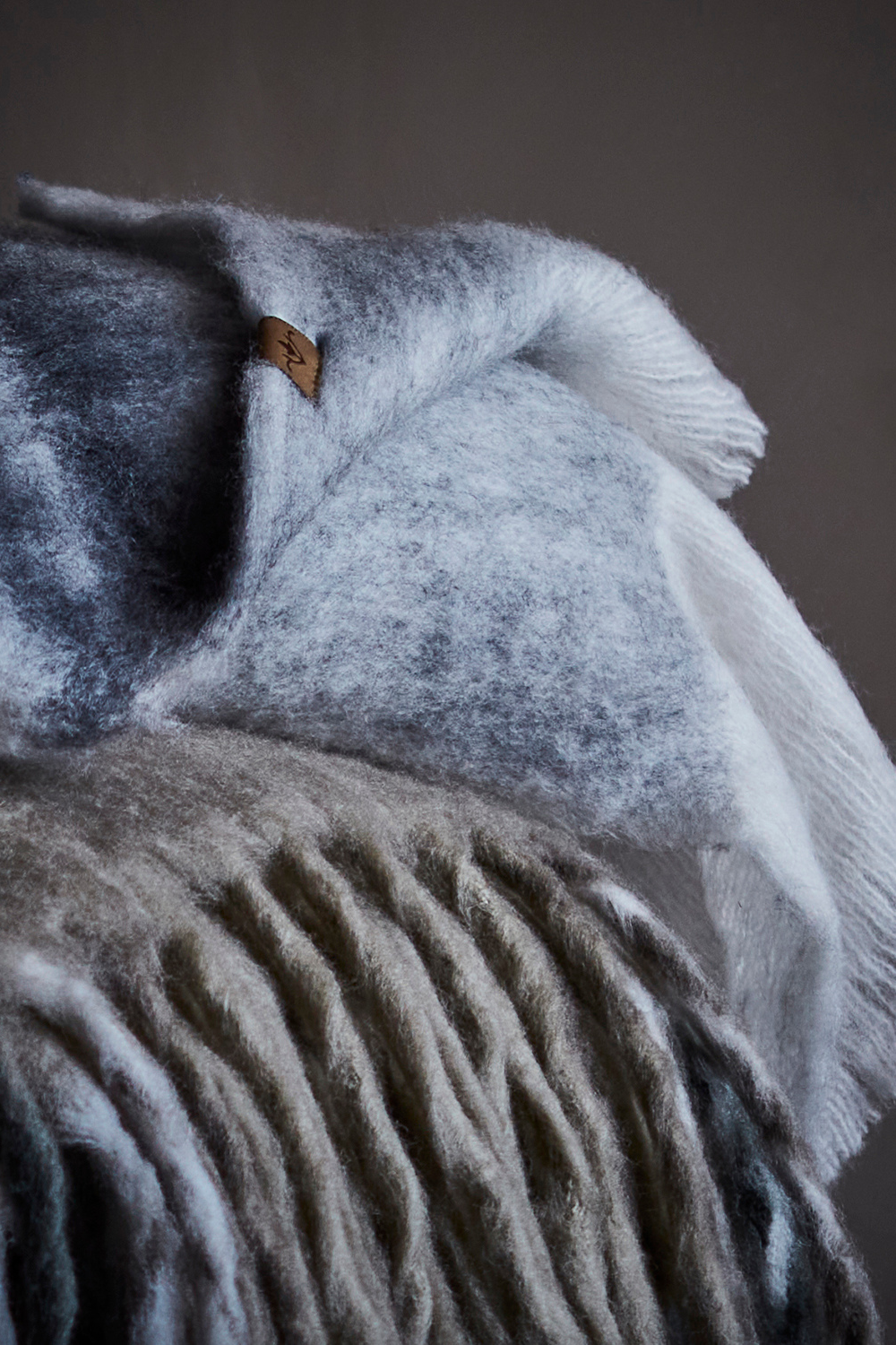 FRASSE Filt, Brun/beige/grå