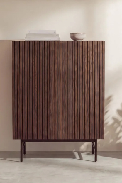 Björkön Skåp 80x30x103 Mocca