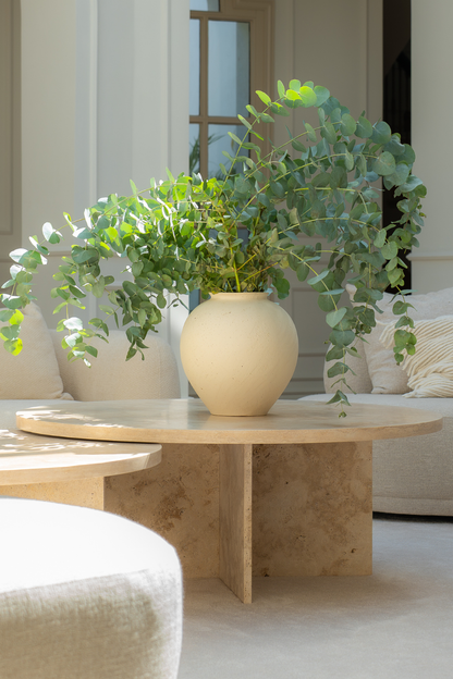 Soffbord travertine Marbella L