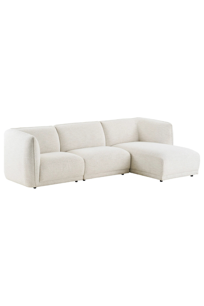 Noor Loungesoffa Off-white höger divan