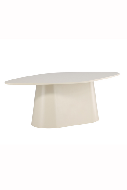 Diamond Ovalt Matbord Beige