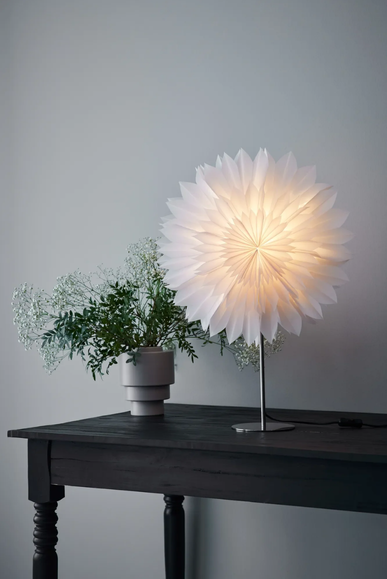 Solina Bordsstjärna Vit 45 cm