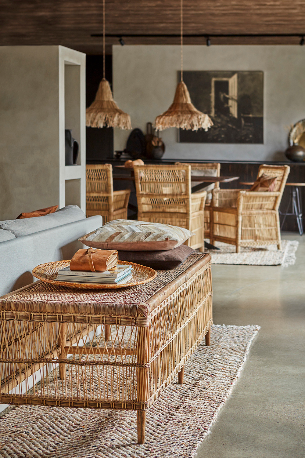 Tribe Soffbord - Natur L - 160x43x50