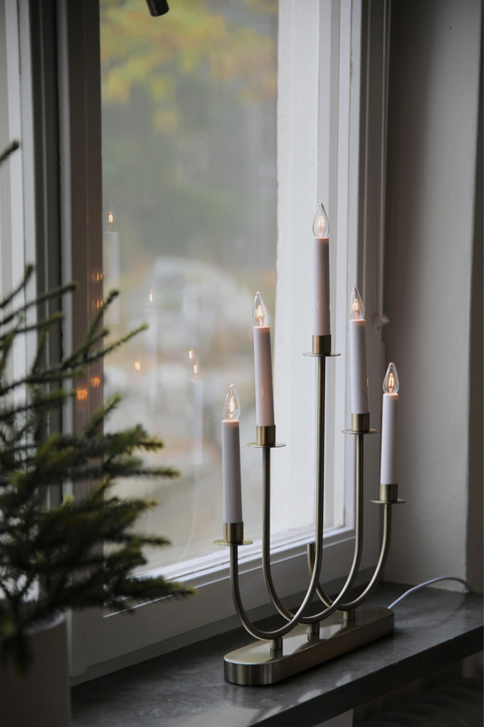 Soro Adventsljusstake Antik Mässing