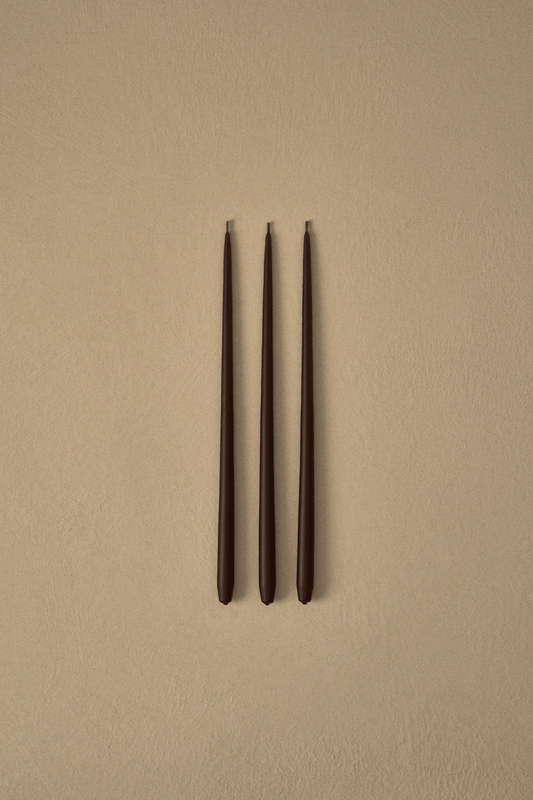 STOFF Nagel – Kynttilät 6-pack Espresso-väri
