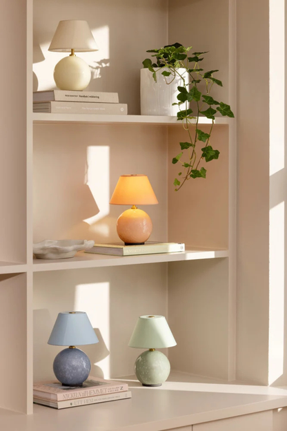 Portabel Bordslampa Iris 16cm Creme