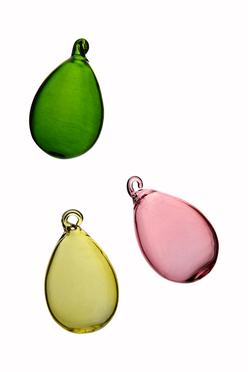 BUNNY Påskdekoration, 3-pack, Rosa/grön/gul