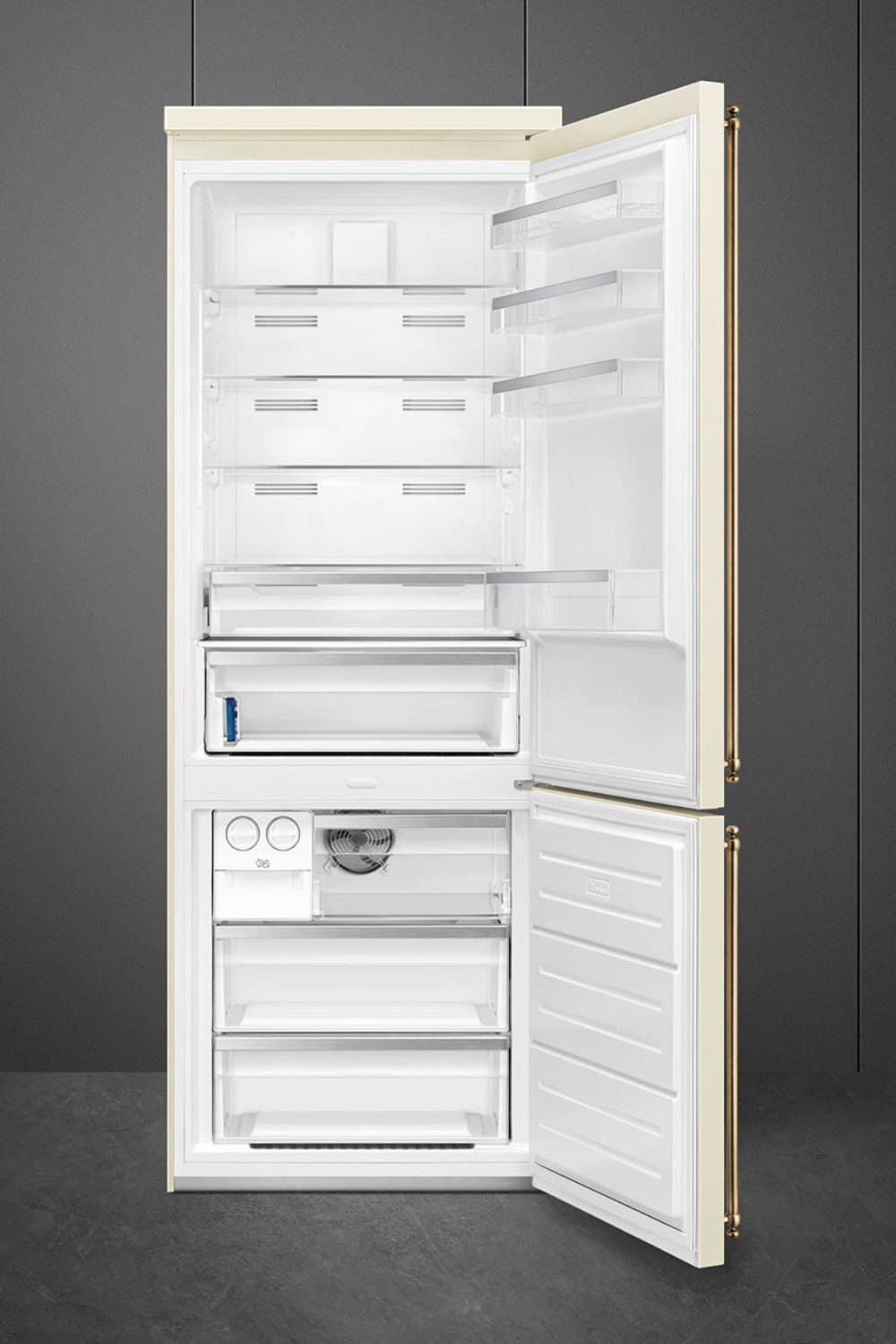 Kombinerad Kyl/Frys Creme, Colonial 195,5x70,4x70,4cm
