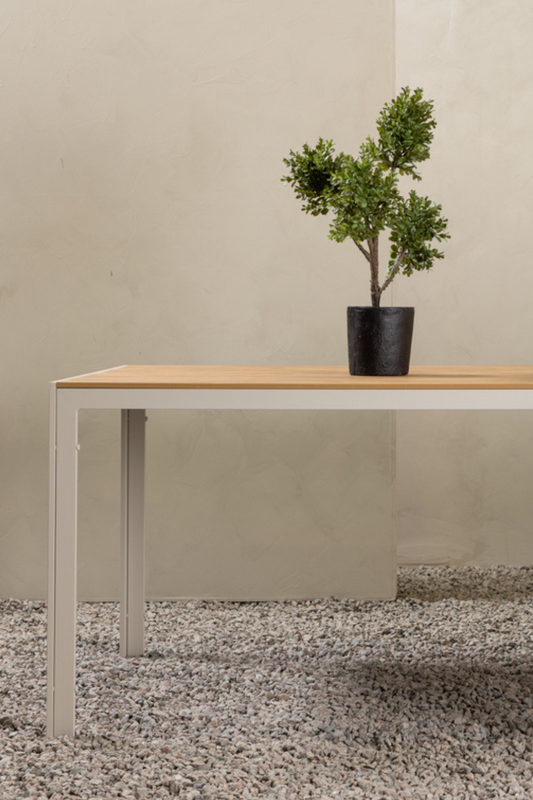 Break Rectangular Dining Table Beige