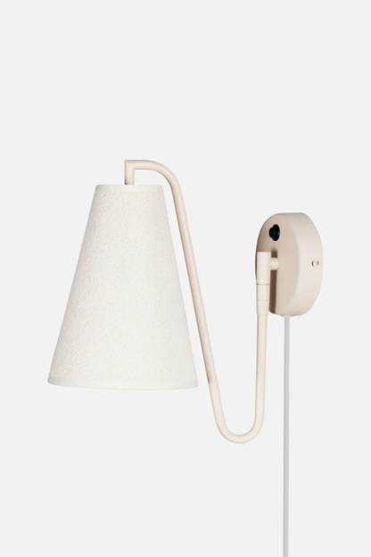 Vägglampa Lou Beige