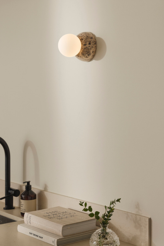Förhandsboka Torrano Vägglampa /Taklampa Brun 13cm