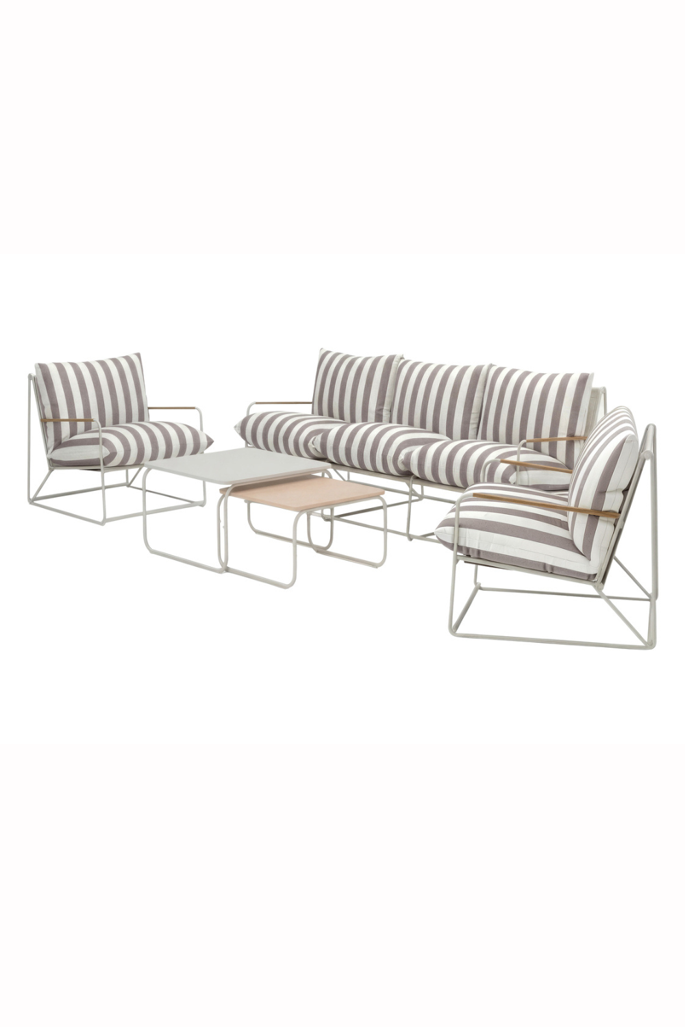 Kampanj Palazzo Soffgrupp Beige Randig