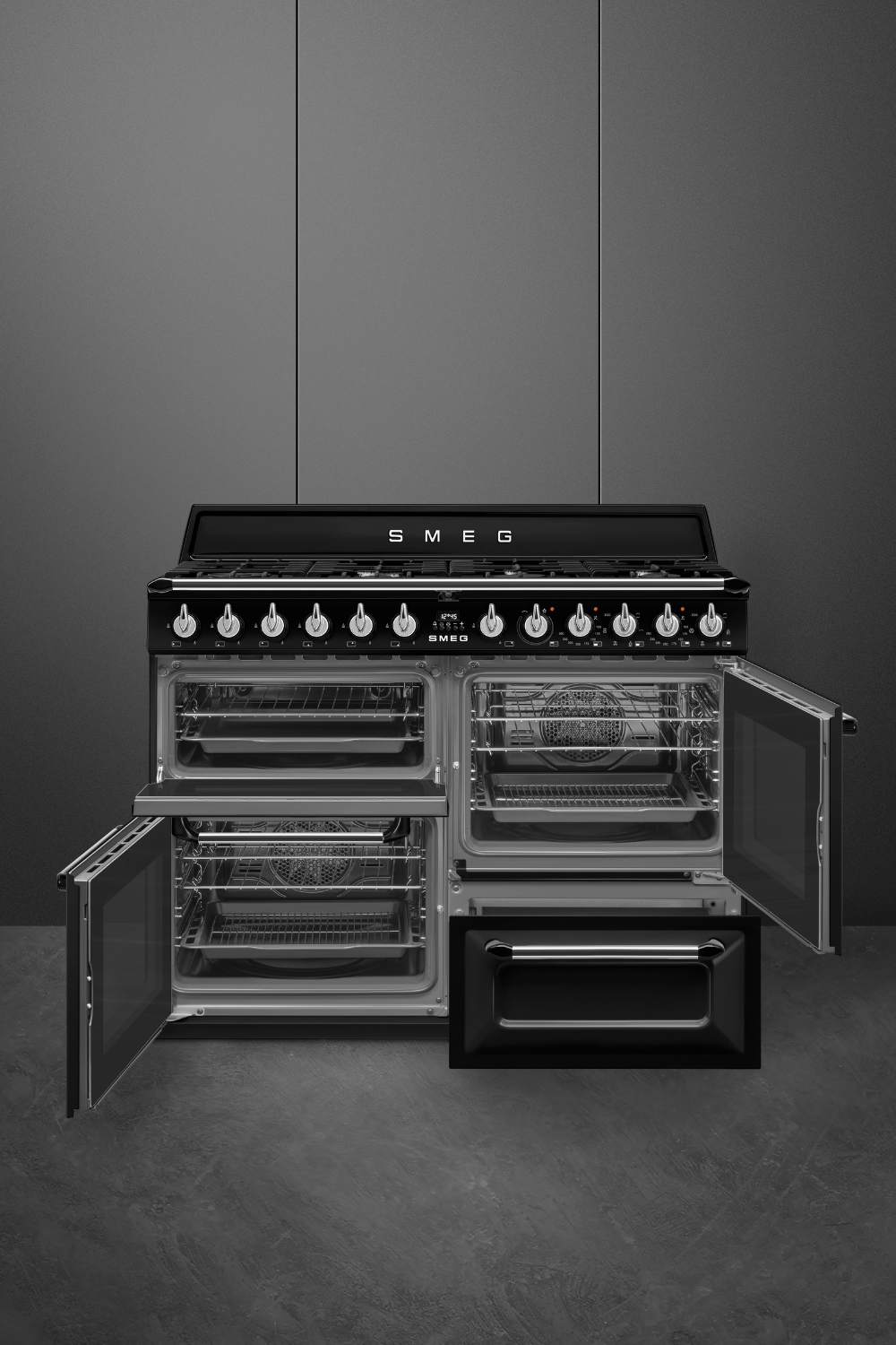 Gasspis 110x60 cm | Svart