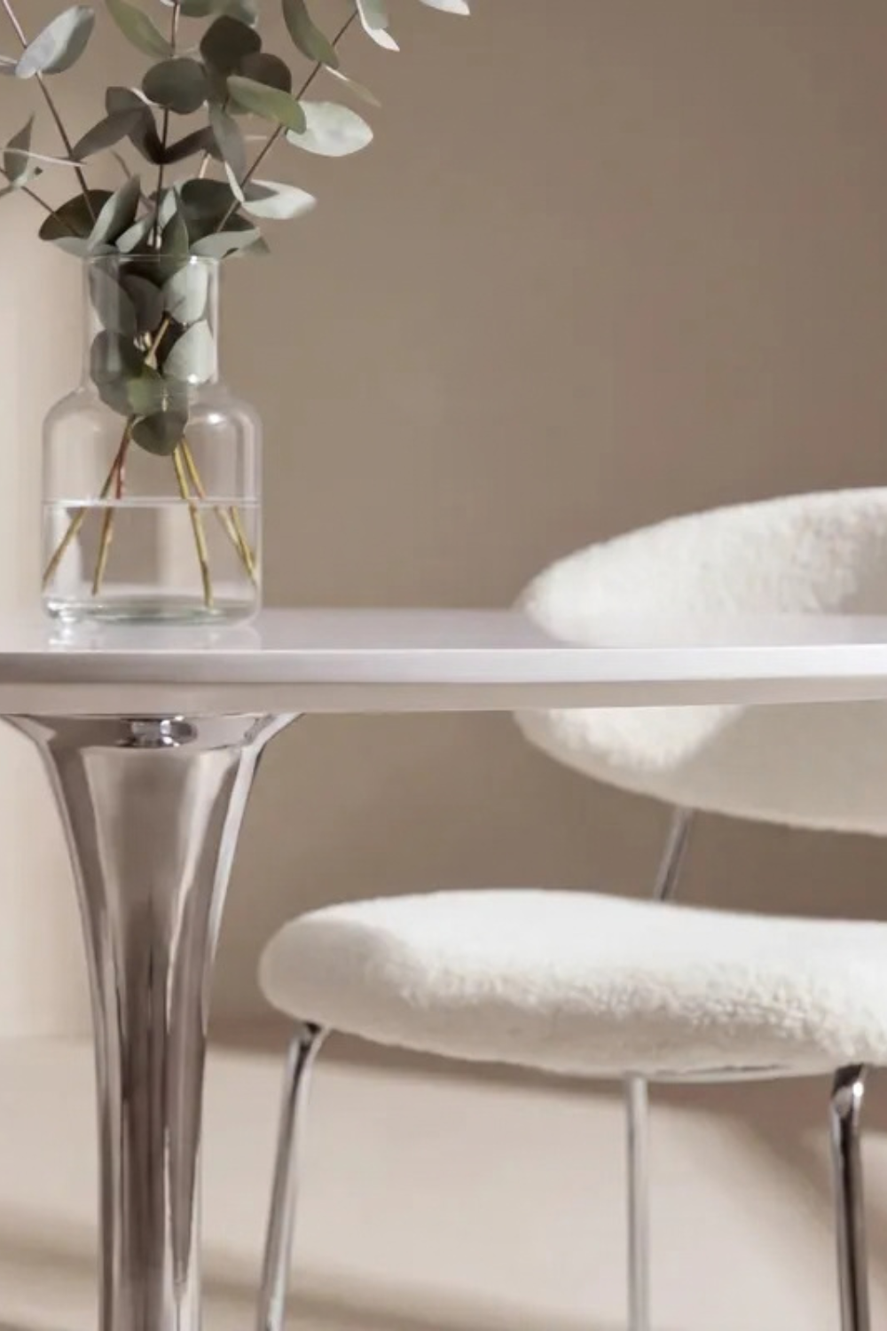 Hamden Runda Matbord ⌀110 White