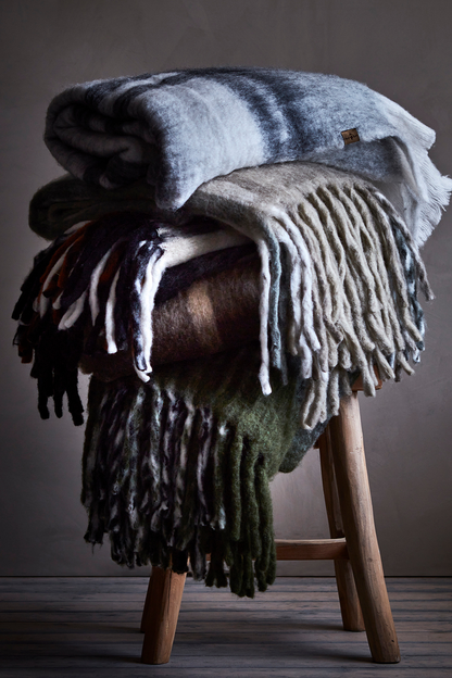 FRASSE Filt, Beige/grå/grön