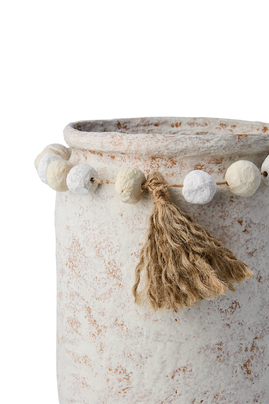 ANGUS Kruka, Elfenben  Ø20xH24 cm