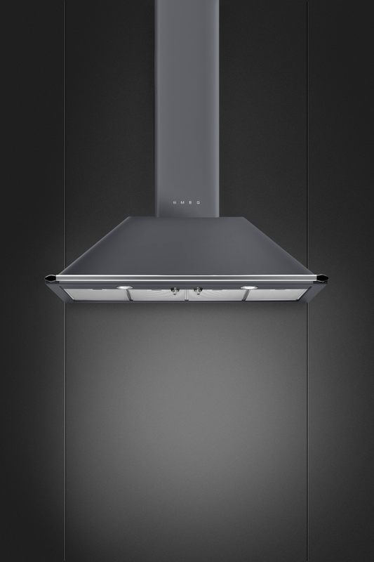 Väggmonterad köksfläkt 110 cm | Slate Grey