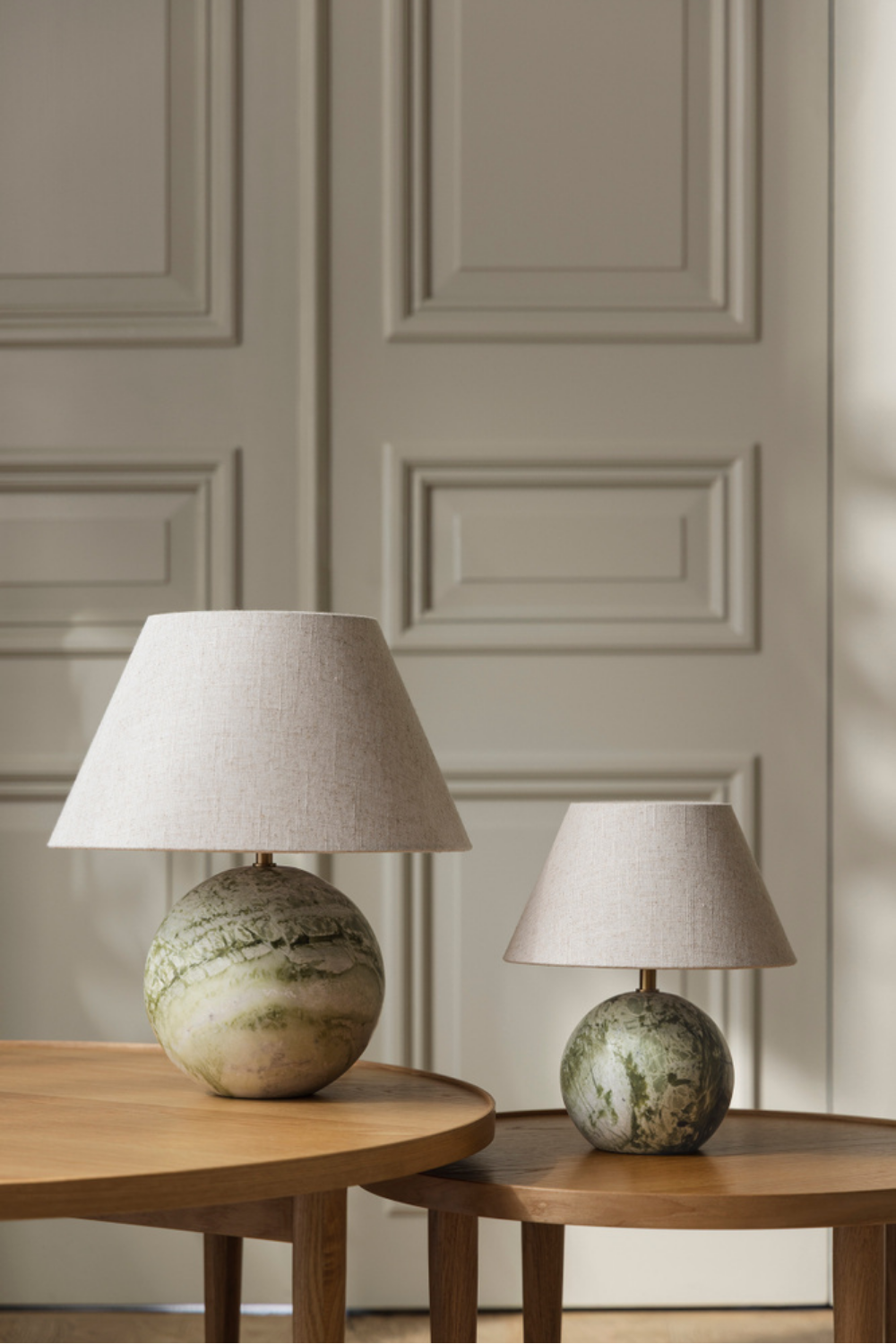 Castello Bordlampe Lysegrøn 35cm