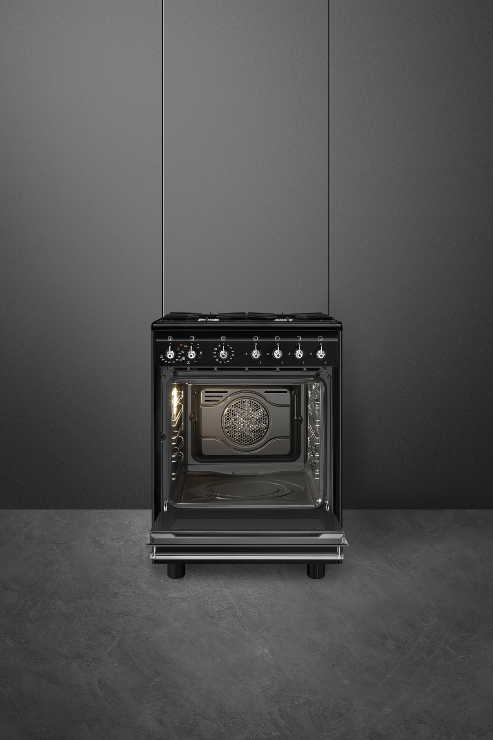 Gasspis 60x60 cm | Svart
