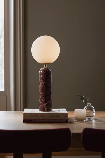 Bordslampa Torrano Rosso levanto marmor