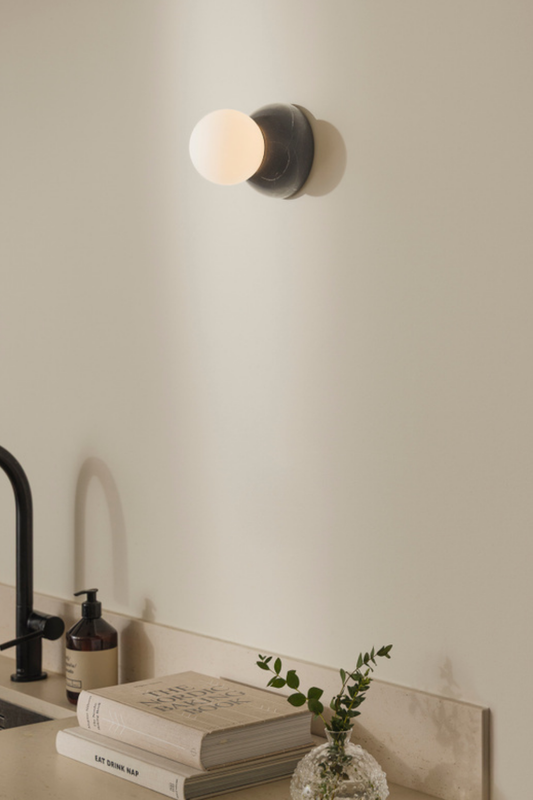 Torrano Vägglampa /Taklampa Svart 13cm