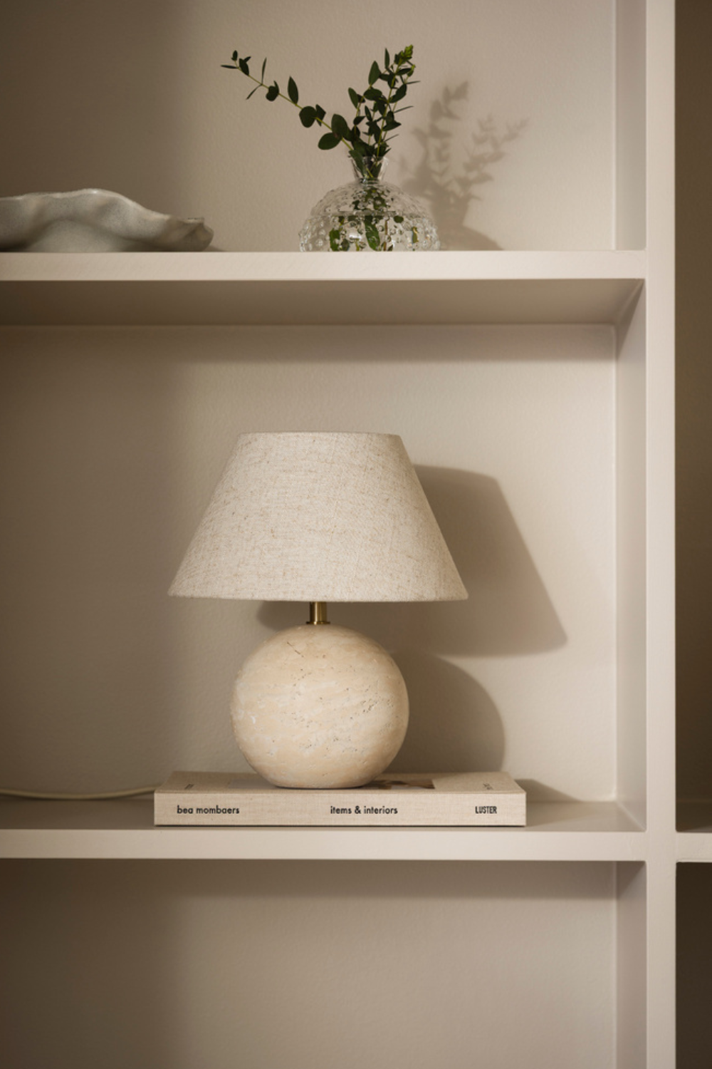 Castello Bordslampa Travertine 24cm