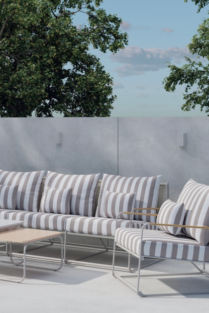 Förhandsboka Palazzo Soffgrupp Beige Randig