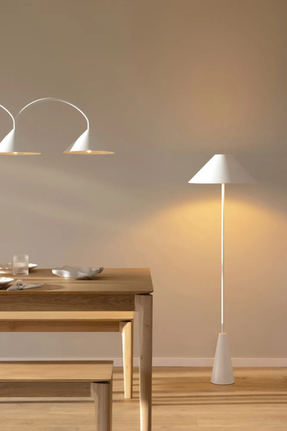 Golvlampa Cannes Vit