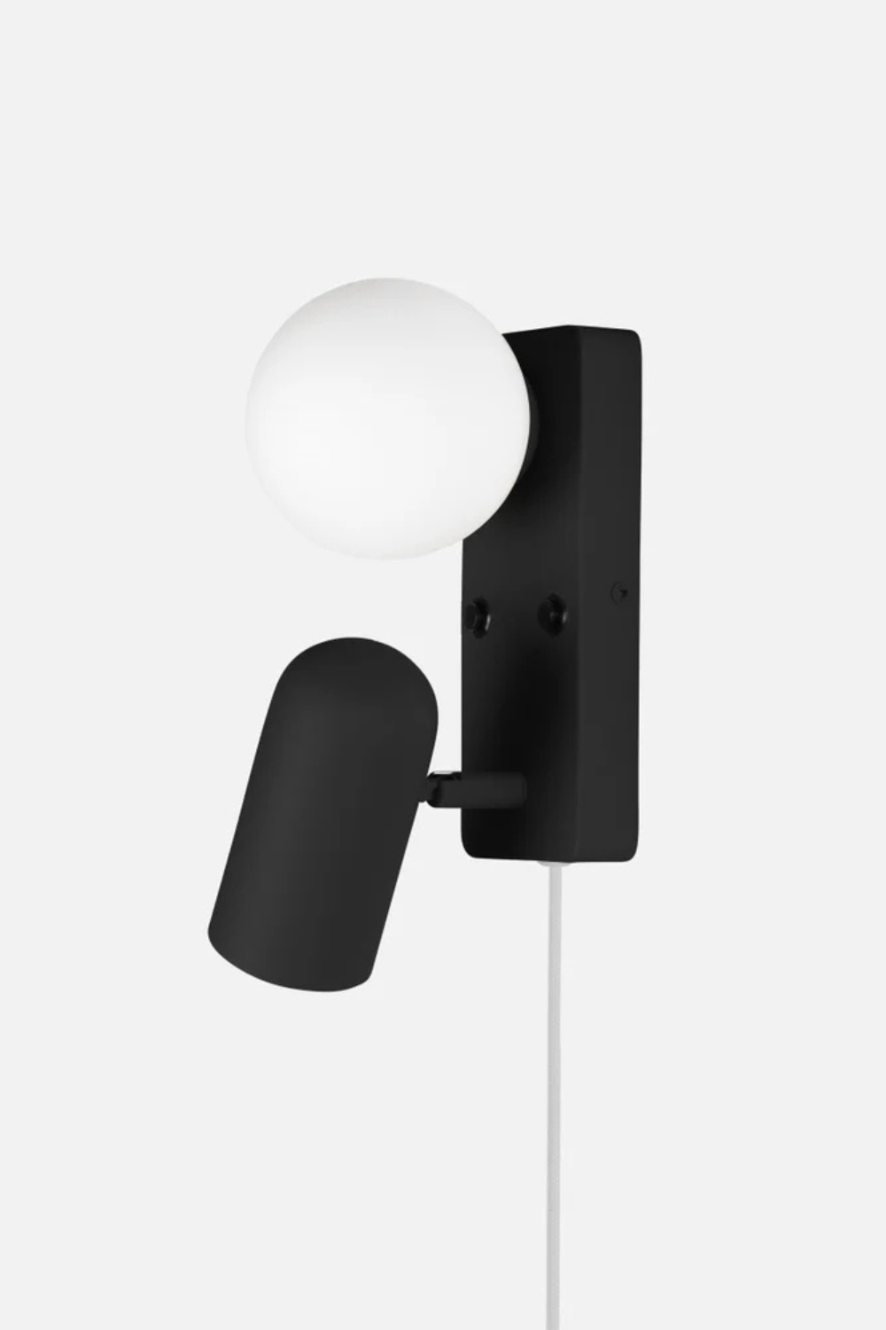 Vägglampa Doppio Svart