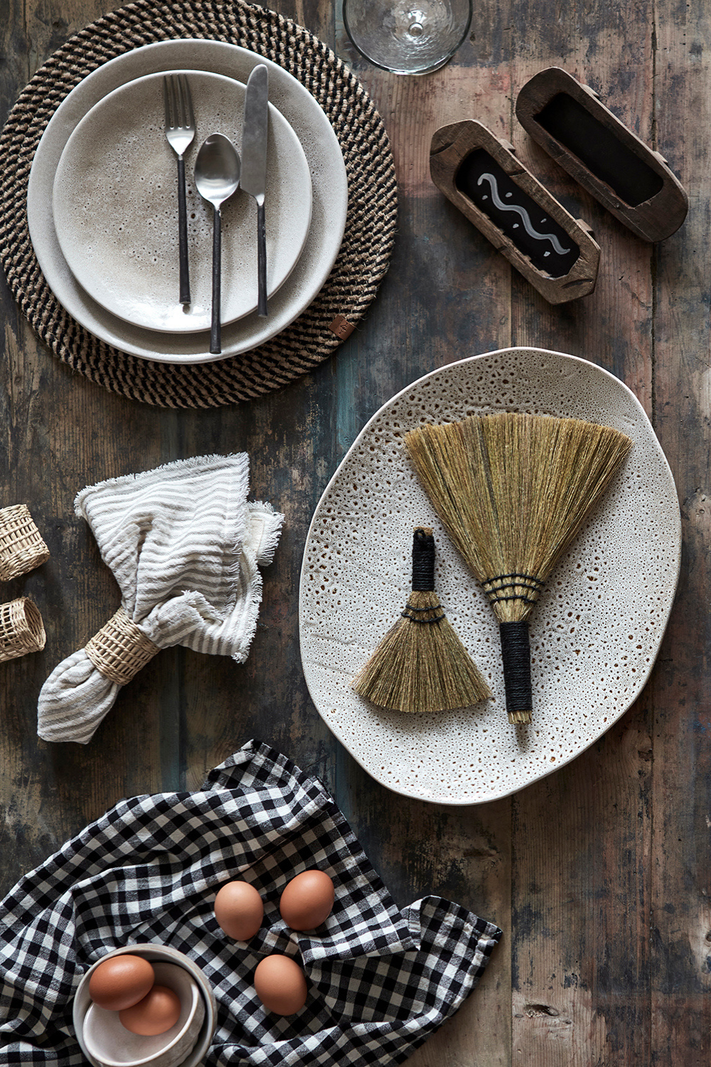 SUNNY Servettring, set om 4, Natur