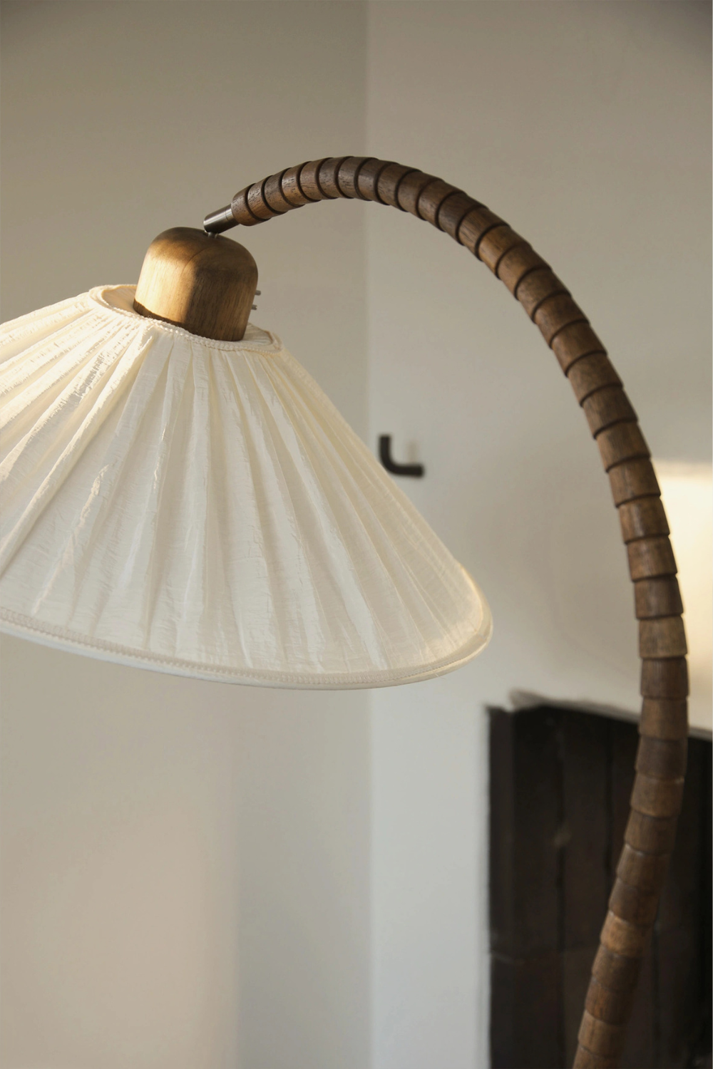ESSET Golvlampa Brun/vit