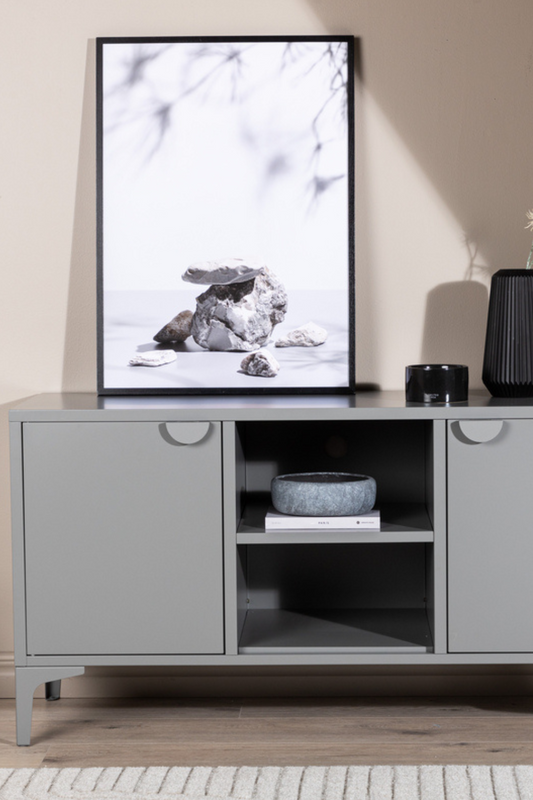 Piring TV-bänk Ljusgrå