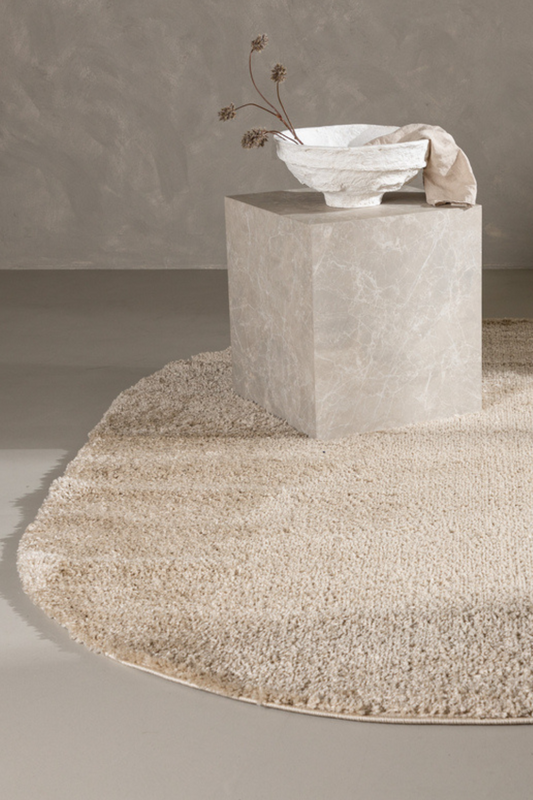 Walter Oval Matta 340 x 240 Beige