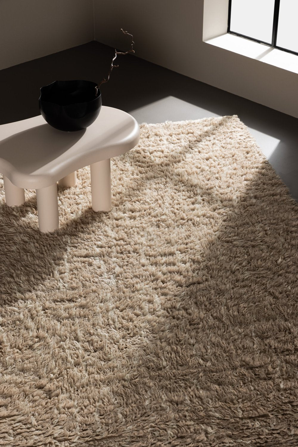 Leiko Rektangulär Matta 230 x 160 Beige