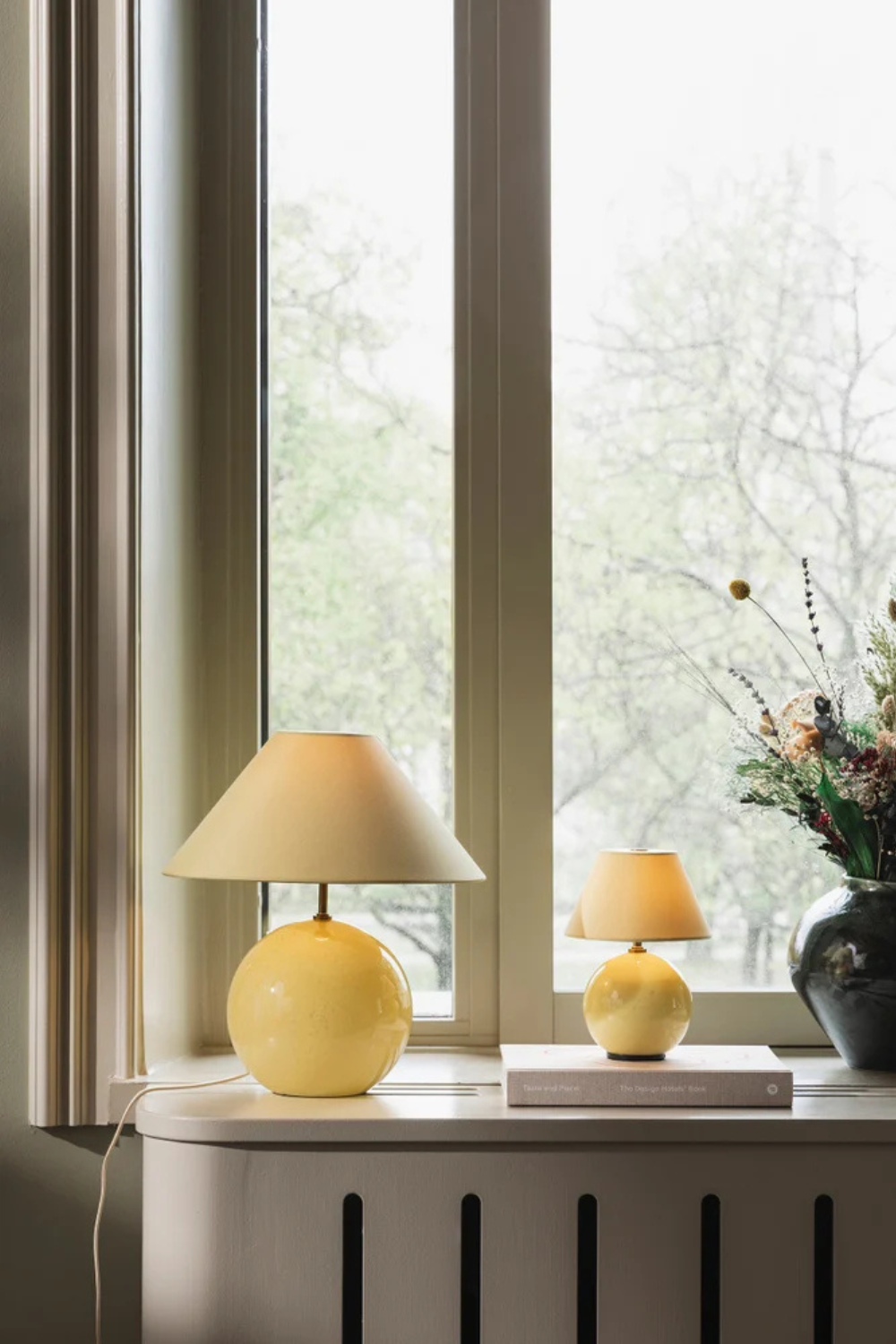 Portabel Bordslampa Iris 16cm Gul