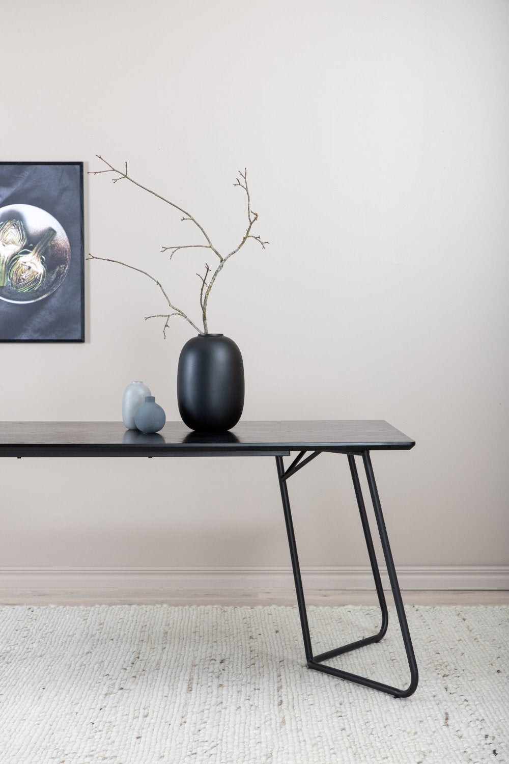 Loump Rektangulär Matta 230 x 160 Beige