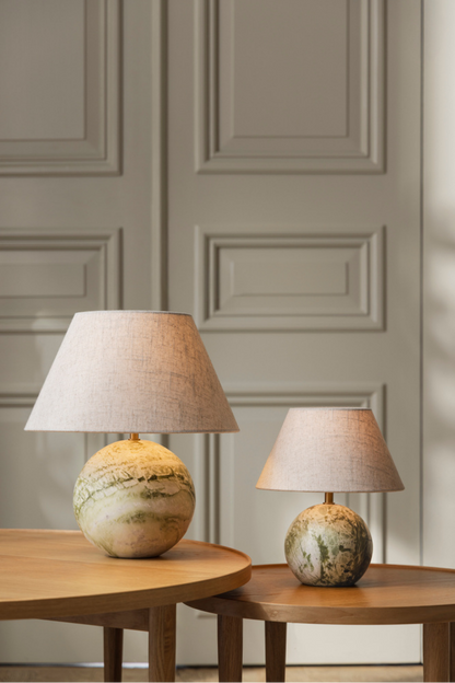 Castello Bordlampe Lysegrøn 35cm