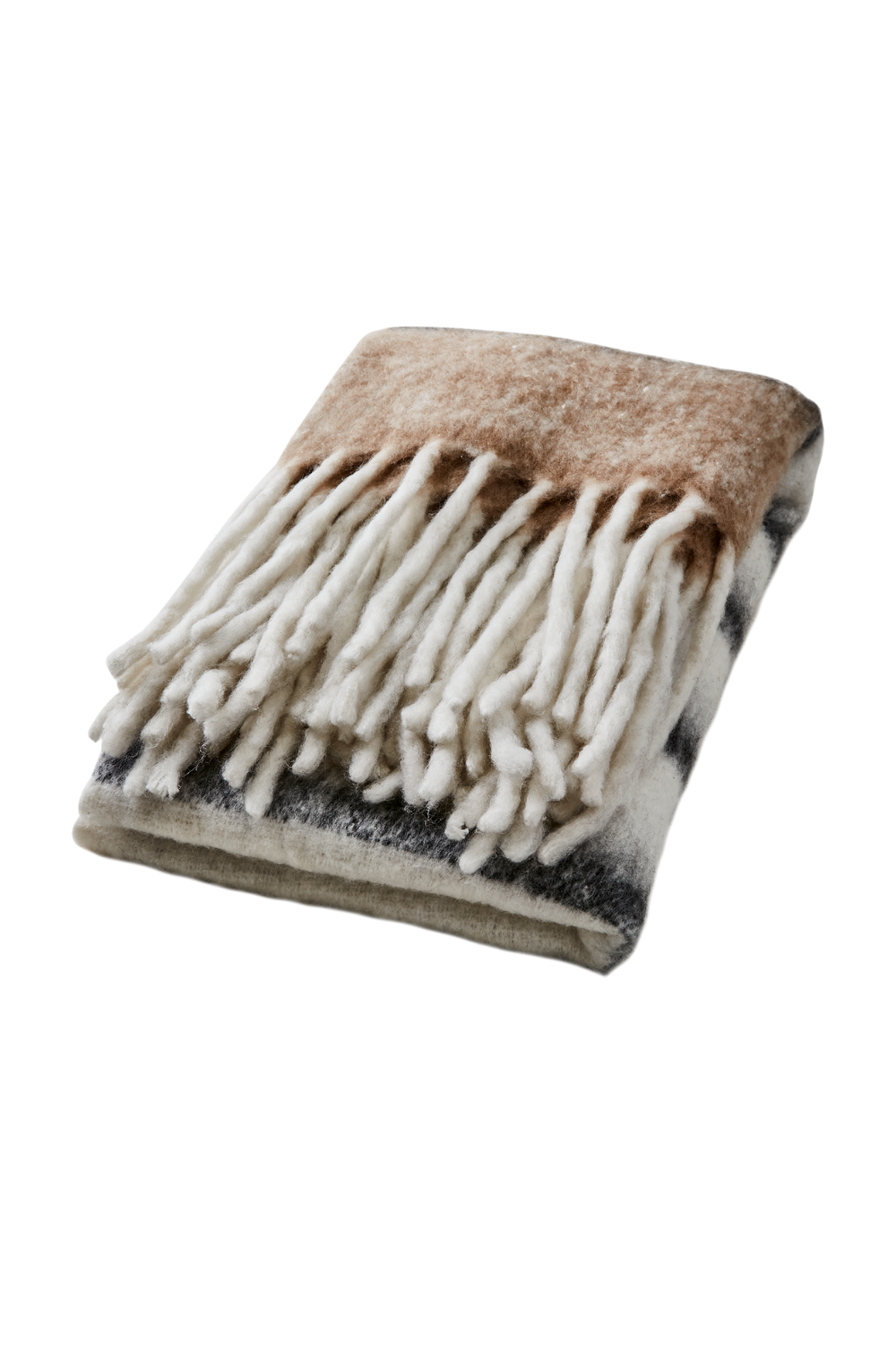 FRASSE Filt, Beige/svart/vit